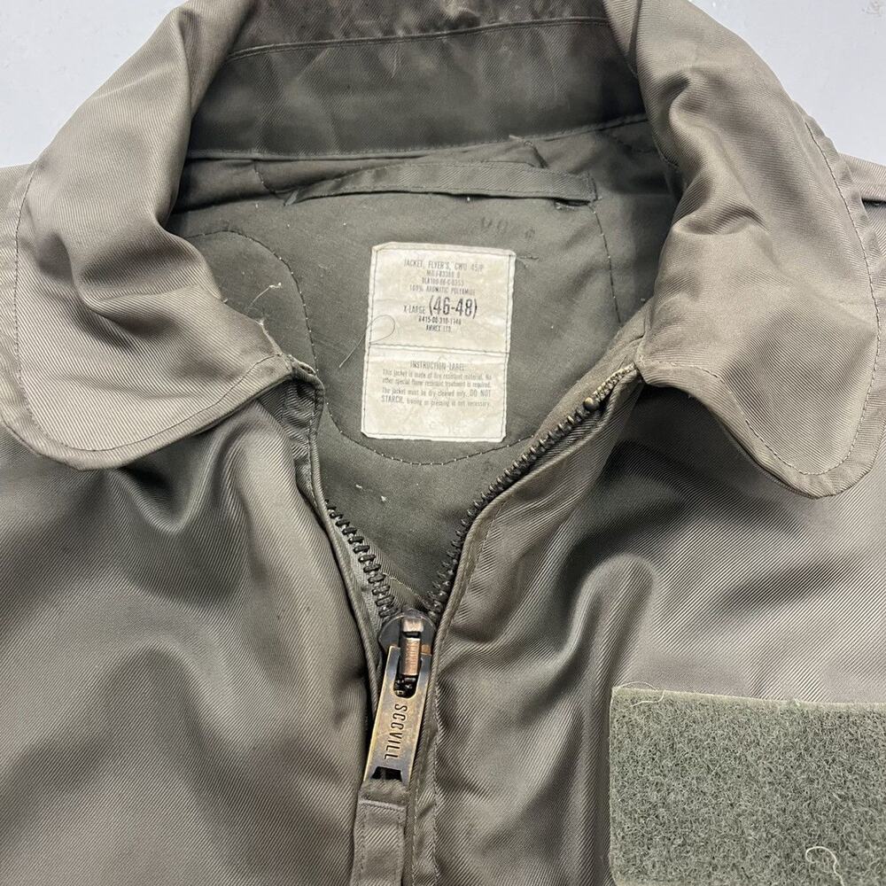 Vintage 60s Avirex US Military Green Bomber CWU Jacket - Picture 3 of 3